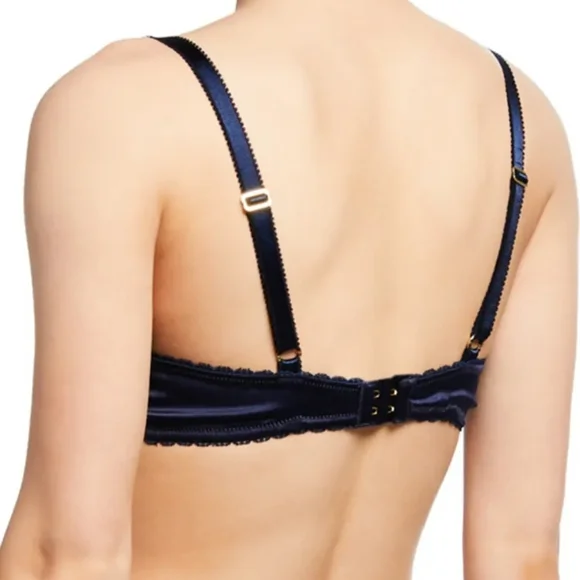 Stella McCartney Gigi Giggling Underwire Bra Navy 32B NWT - Picture 2 of 14
